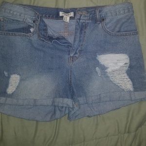 High waisted shorts
